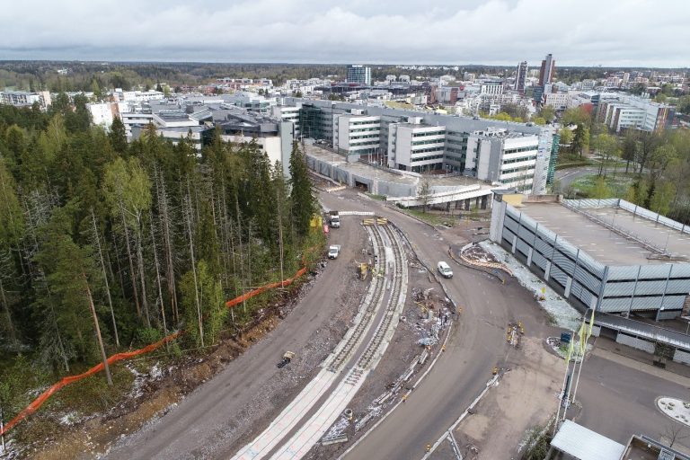 Infrakit unterstützt den Bau der Jokeri Light Rail